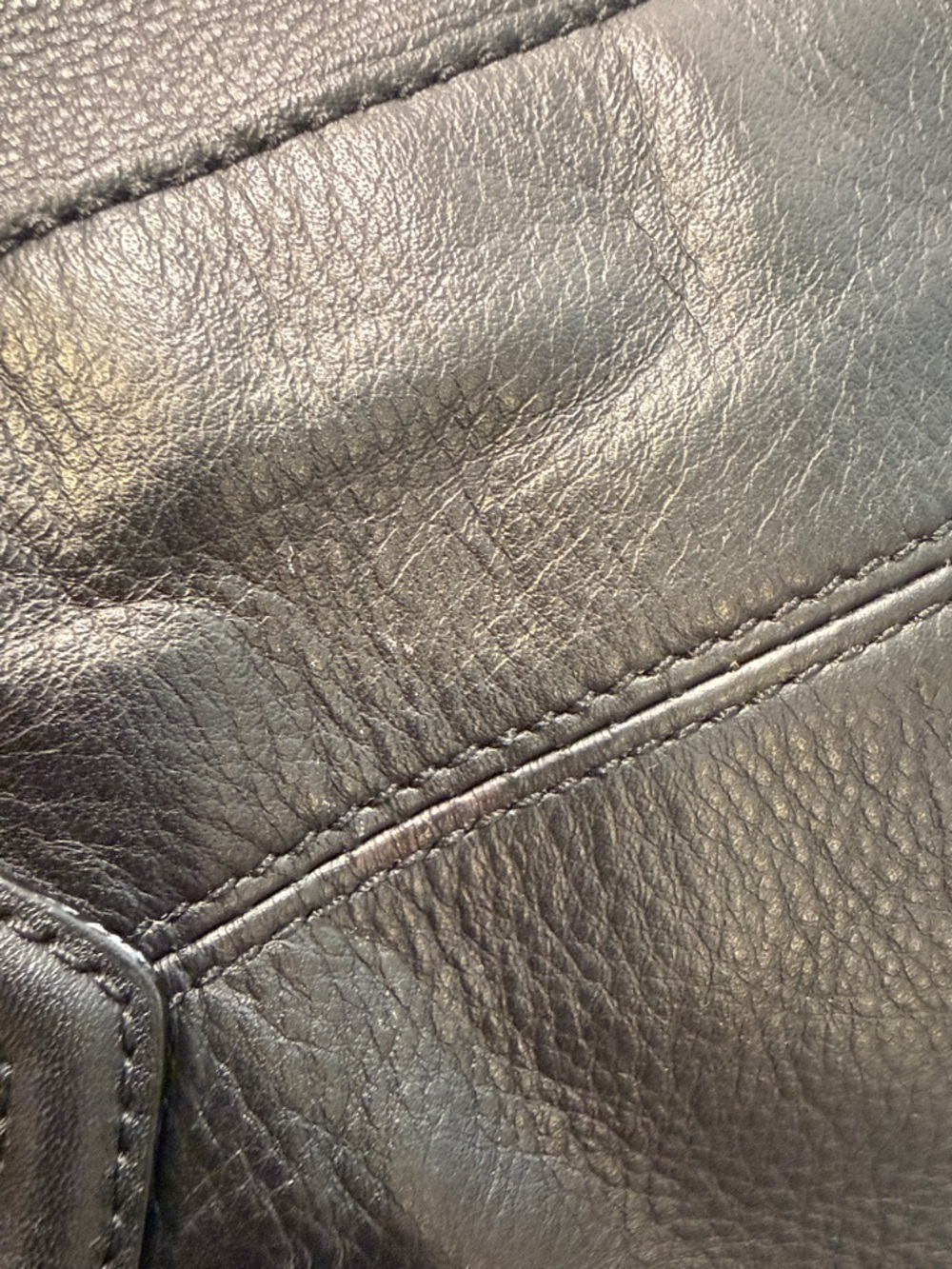 Coach Black Leather Campbell Satchel - Picture 16 of 16